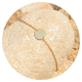 Goldenes Armband PLÄTTCHEN