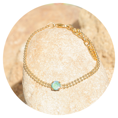 Goldenes Armband STELLA