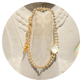 Goldenes Armband STELLA