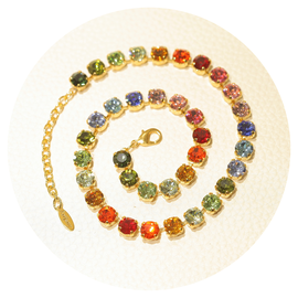 Goldenes Collier TENNIS