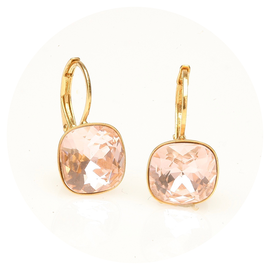 Goldener Ohrring CUSHION