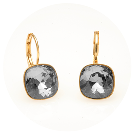Goldener Ohrring CUSHION