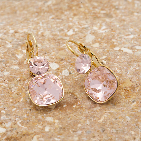 Goldener Ohrhänger SONPETITE vintage rose