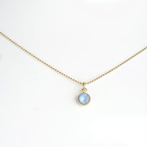 Goldene Halskette CHATON  sky ignite