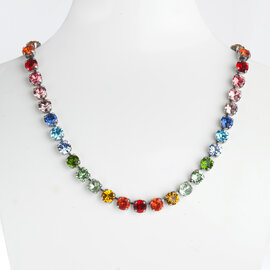 Silbernes Collier TENNIS