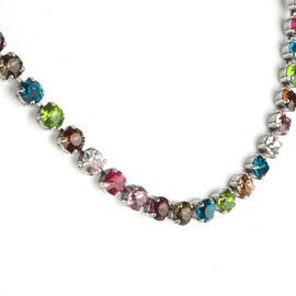 Silbernes Collier TENNIS