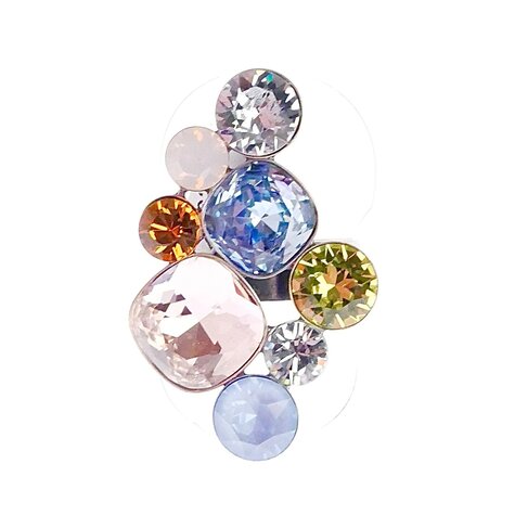 Silberner Ring  MONA  Pastellmix