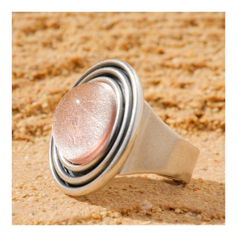 Silberner Ring ESPIRAL silberrose