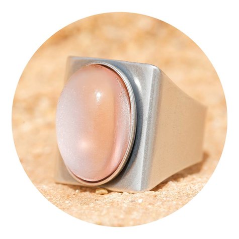 Silberner Ring MOVIDA silberrose