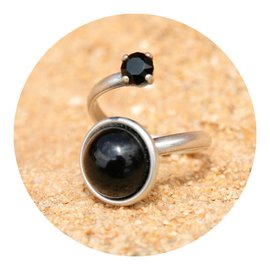 Silberner Ring SOLLER