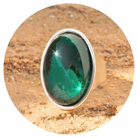 Silberner Ring OVALE