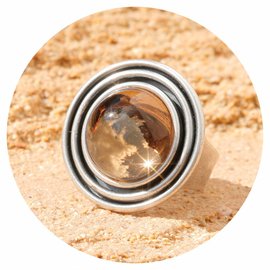 Silberner Ring ESPIRAL
