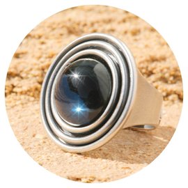Silberner Ring ESPIRAL