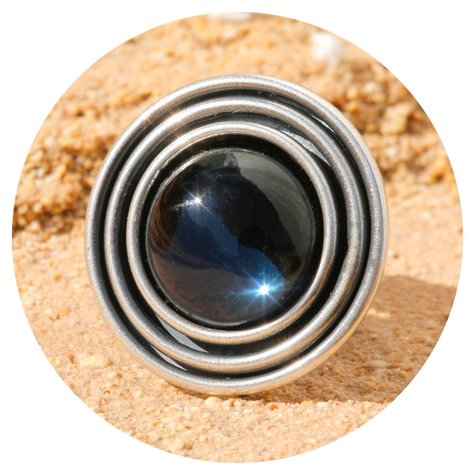 Silberner Ring ESPIRAL montana