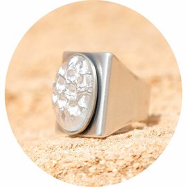 Silberner Ring MOVIDA