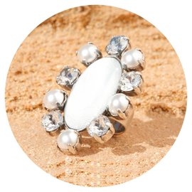Silberner Ring DôME