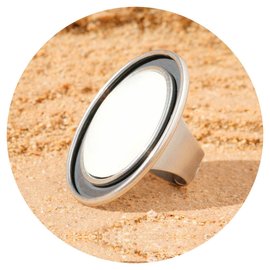Silberner Ring INCA