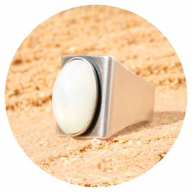 Silberner Ring MOVIDA