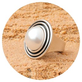 Silberner Ring ESPIRAL