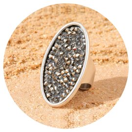 Silberner Ring ROCO
