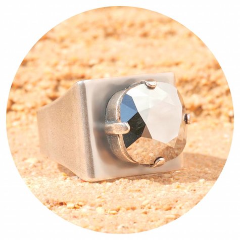 Silberner Ring CARRET chrome