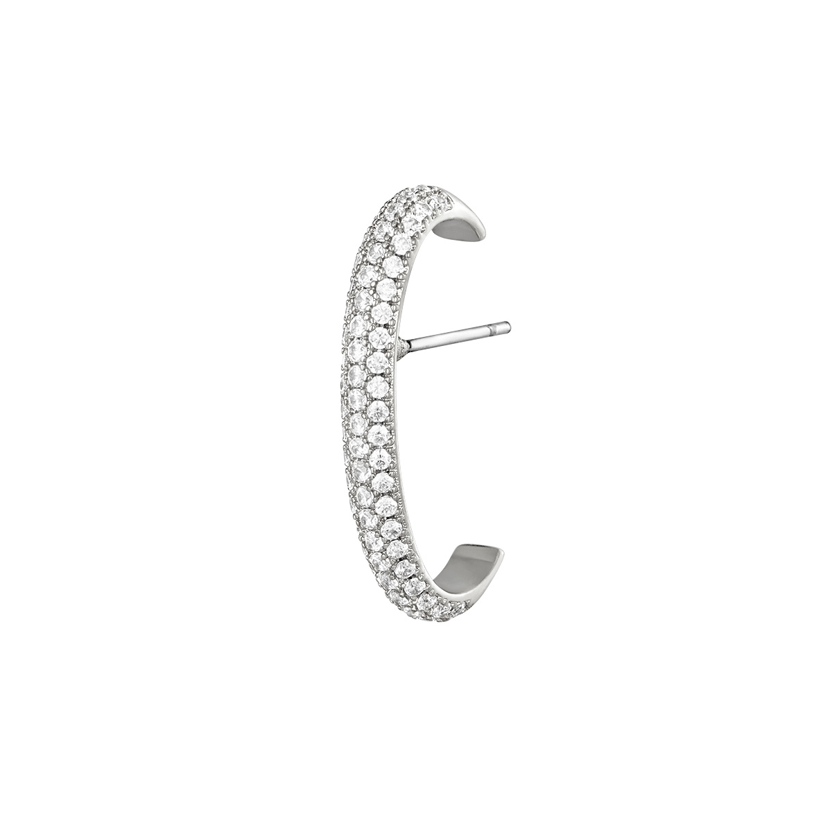 By Moise EARCUFF PIERCES BOLD ZILVER