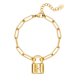 By Moise ARMBAND CUTE LOCK GOUD