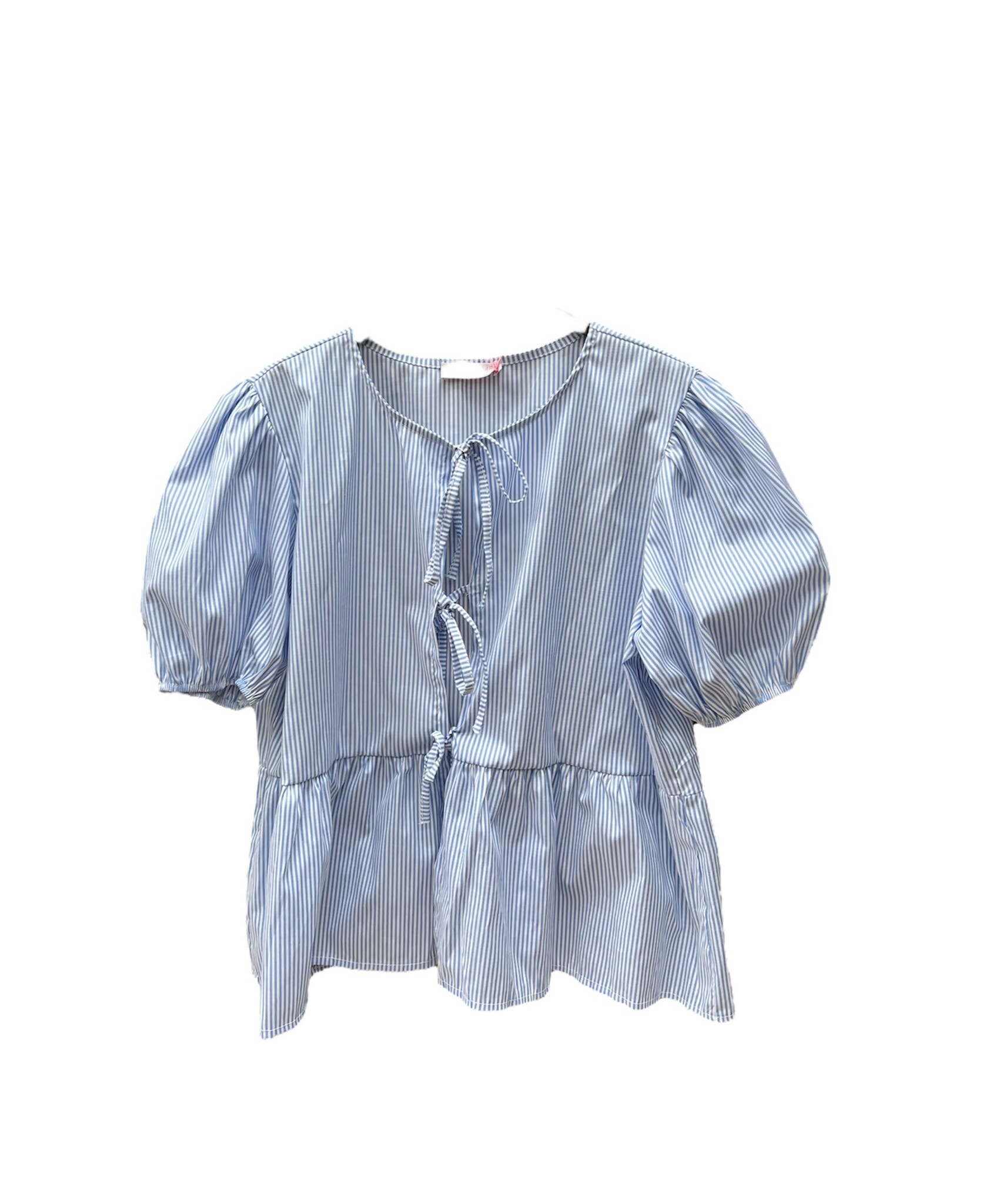 By Moise BOW TOP STREPEN BLAUW