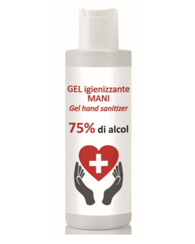 Disinfectant hand gel 75% alcohol