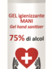 Disinfectant hand gel 75% alcohol