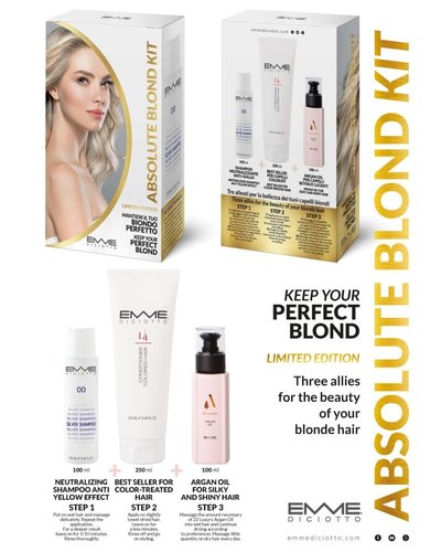 Absolut Blond Kit set of 3 care products for blond hair