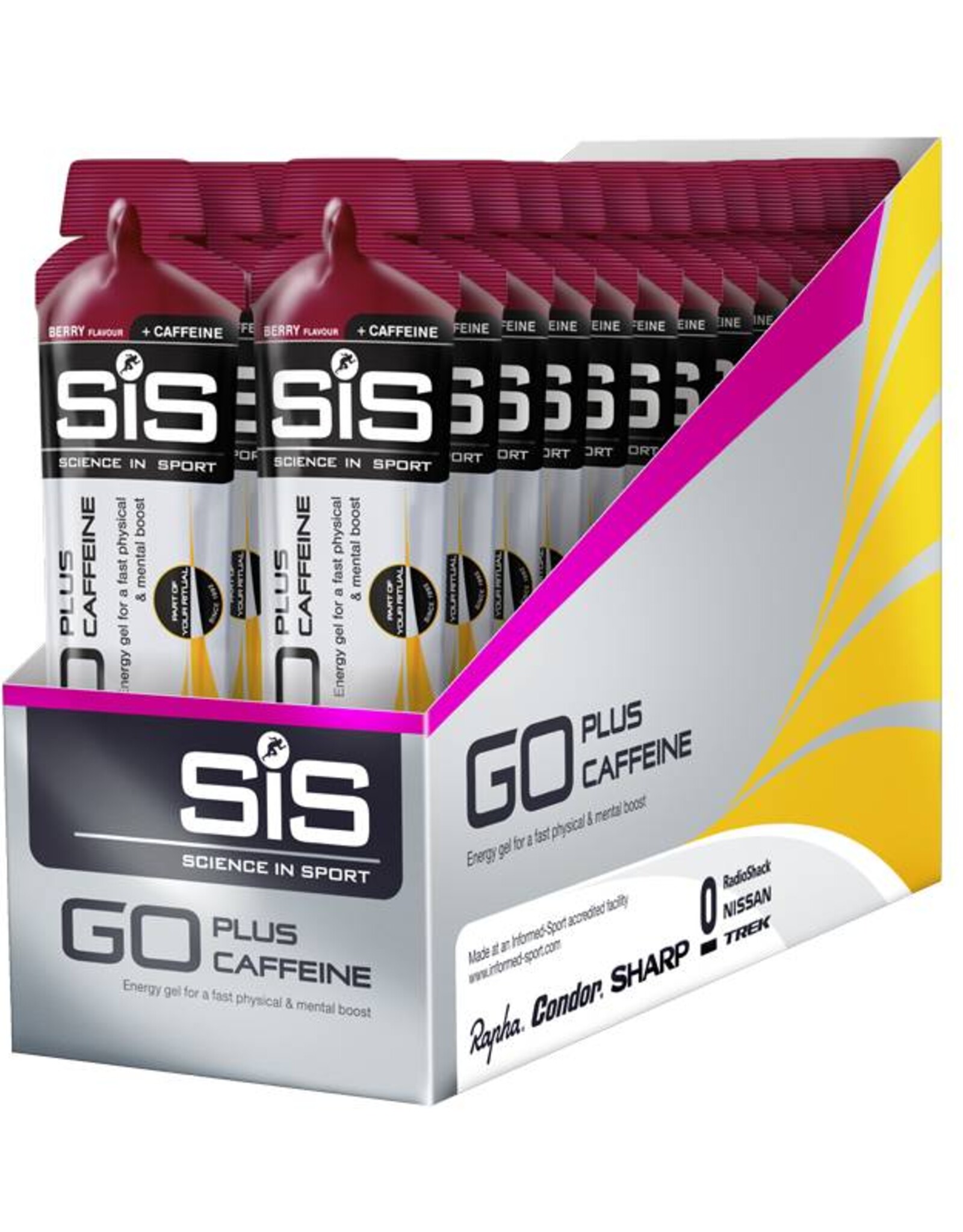 SIS (Science in Sports) SIS Energiegel Cafeine DOOS (30stuks)