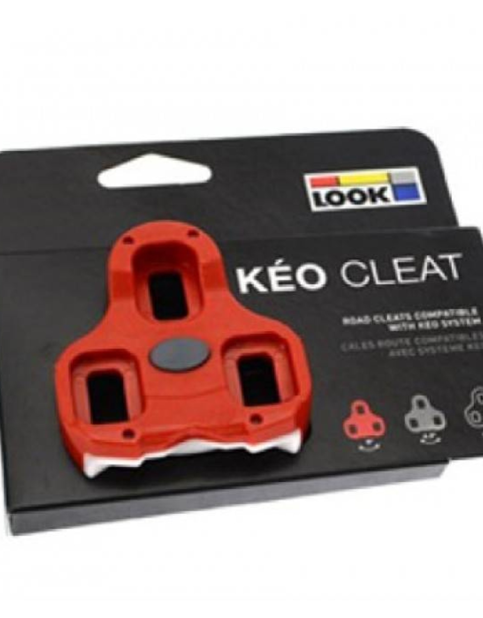 LOOK Look Keo Schoenplaat GRIP (Rood)