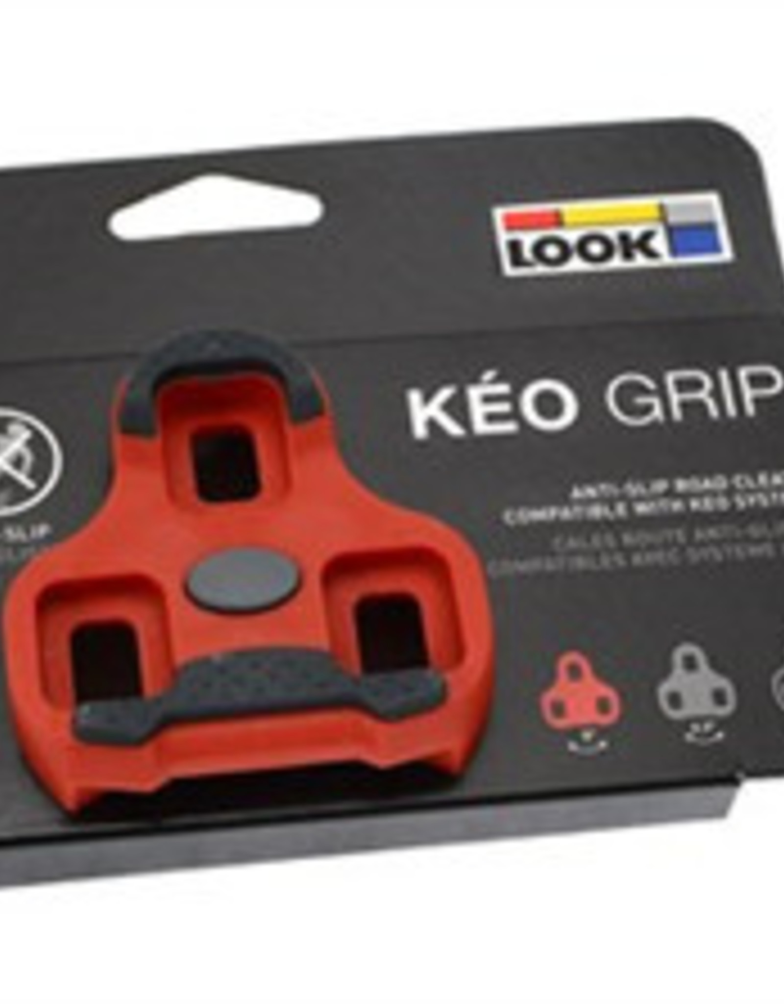 LOOK Look Keo Schoenplaat GRIP (Rood)