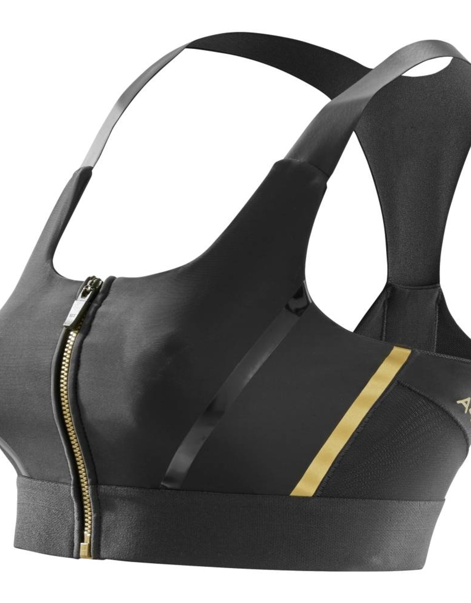 Skins Skins A400 Women's Crop Sporttop Zwart/Goud