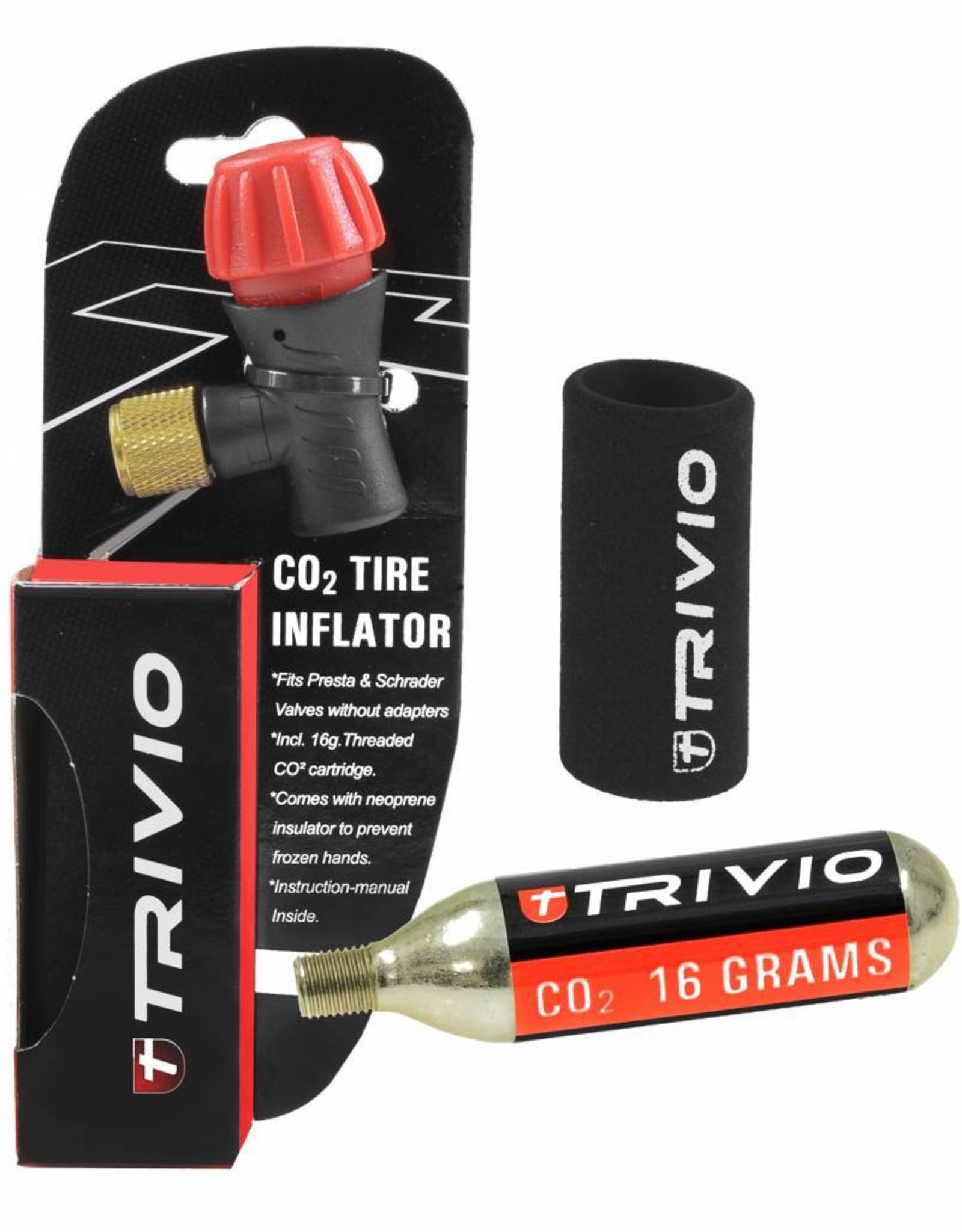 Trivio Trivio Kit - Houder met Co2 cartridge (16gr)