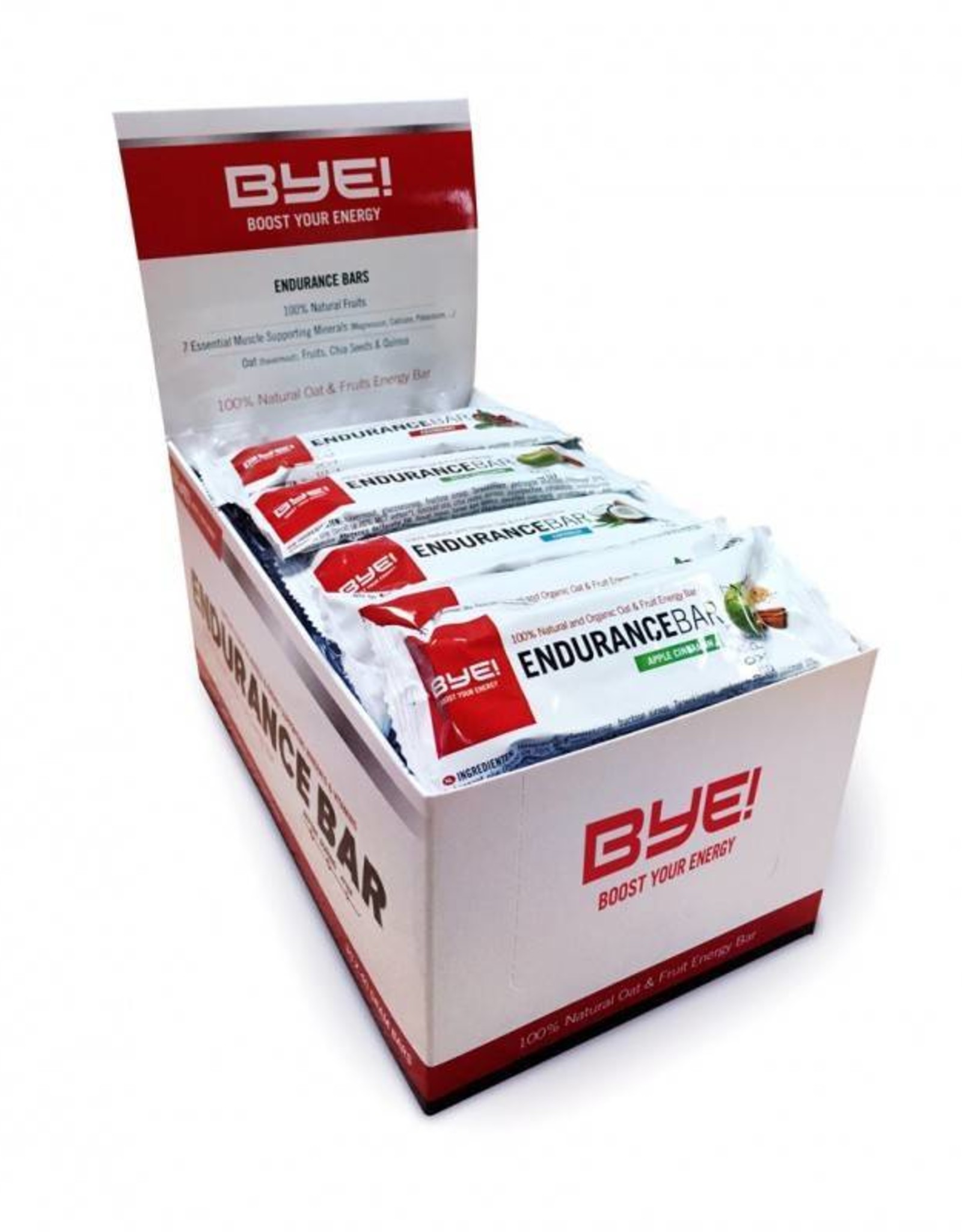 BYE! BYE! Endurance Energiereep DOOS (30 x40gr)