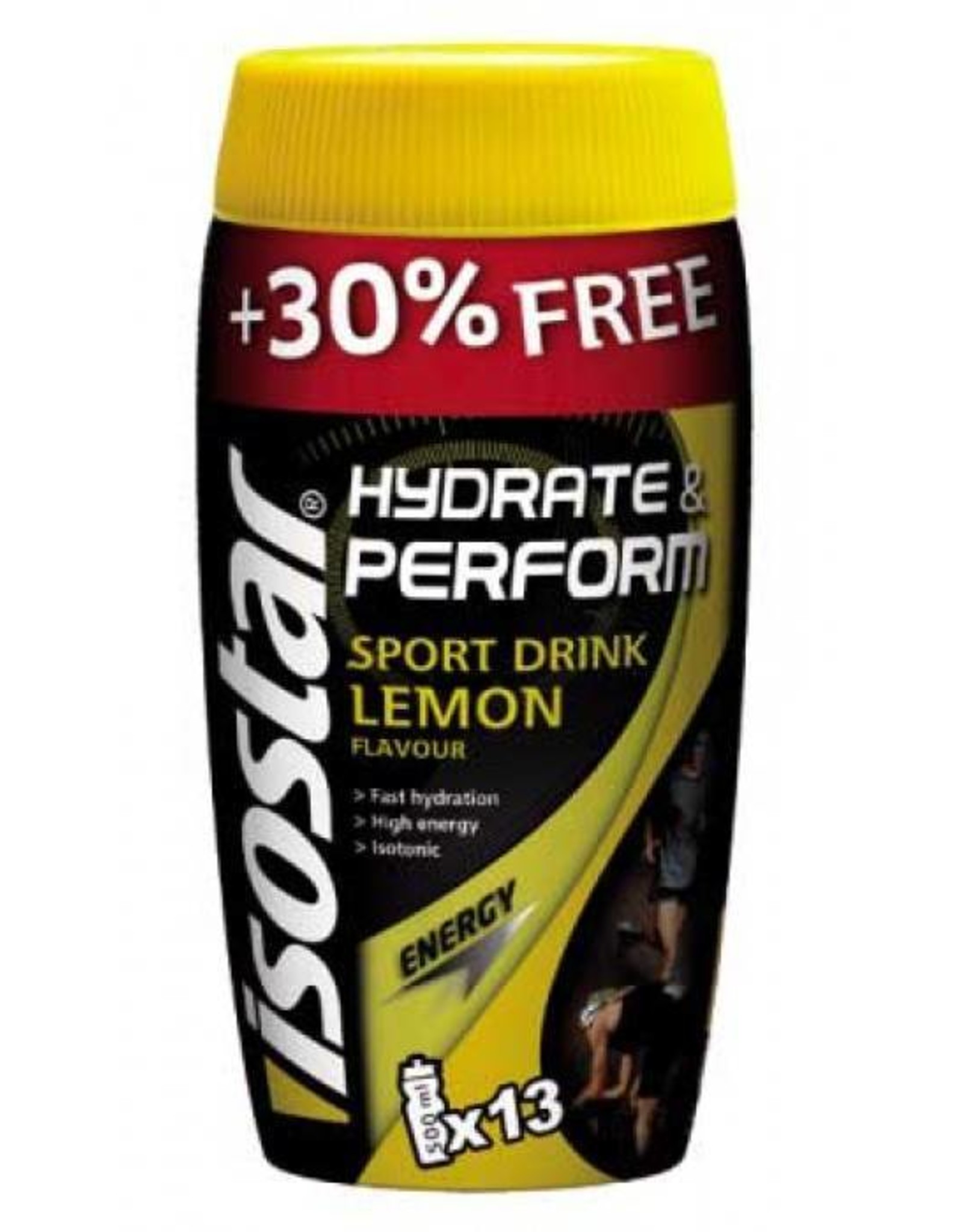 GOEDKOOPSTE Isostar Hydrate and Perform (400gr) Lemon + 30% gratis - - sportvoeding voor de duursporter