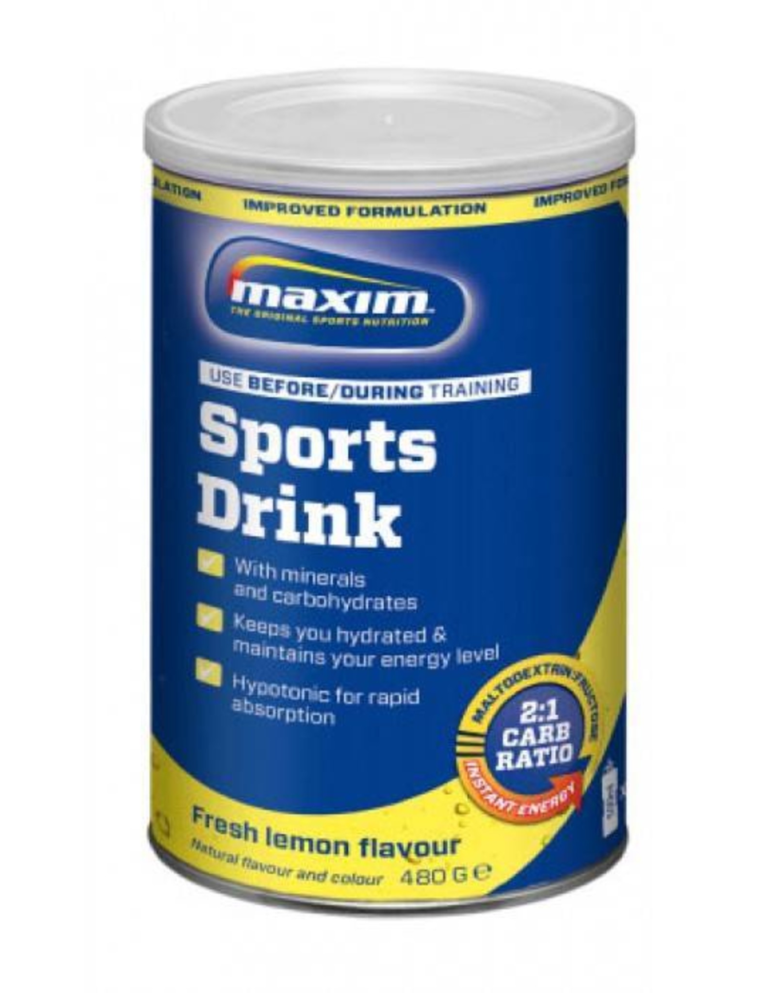 Maxim Maxim Hypotonic sportdrank (480gr)