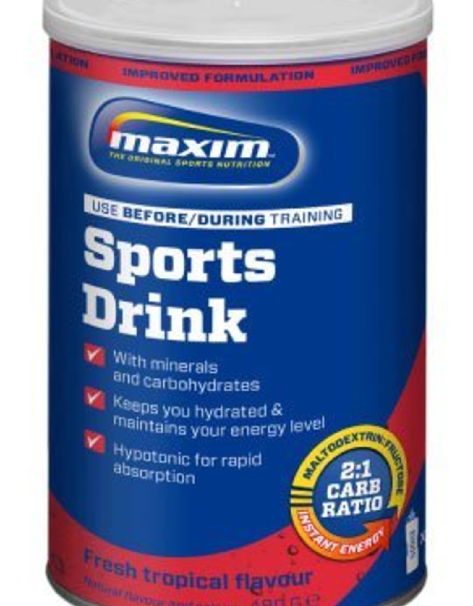 Maxim Maxim Hypotonic sportdrank (480gr)