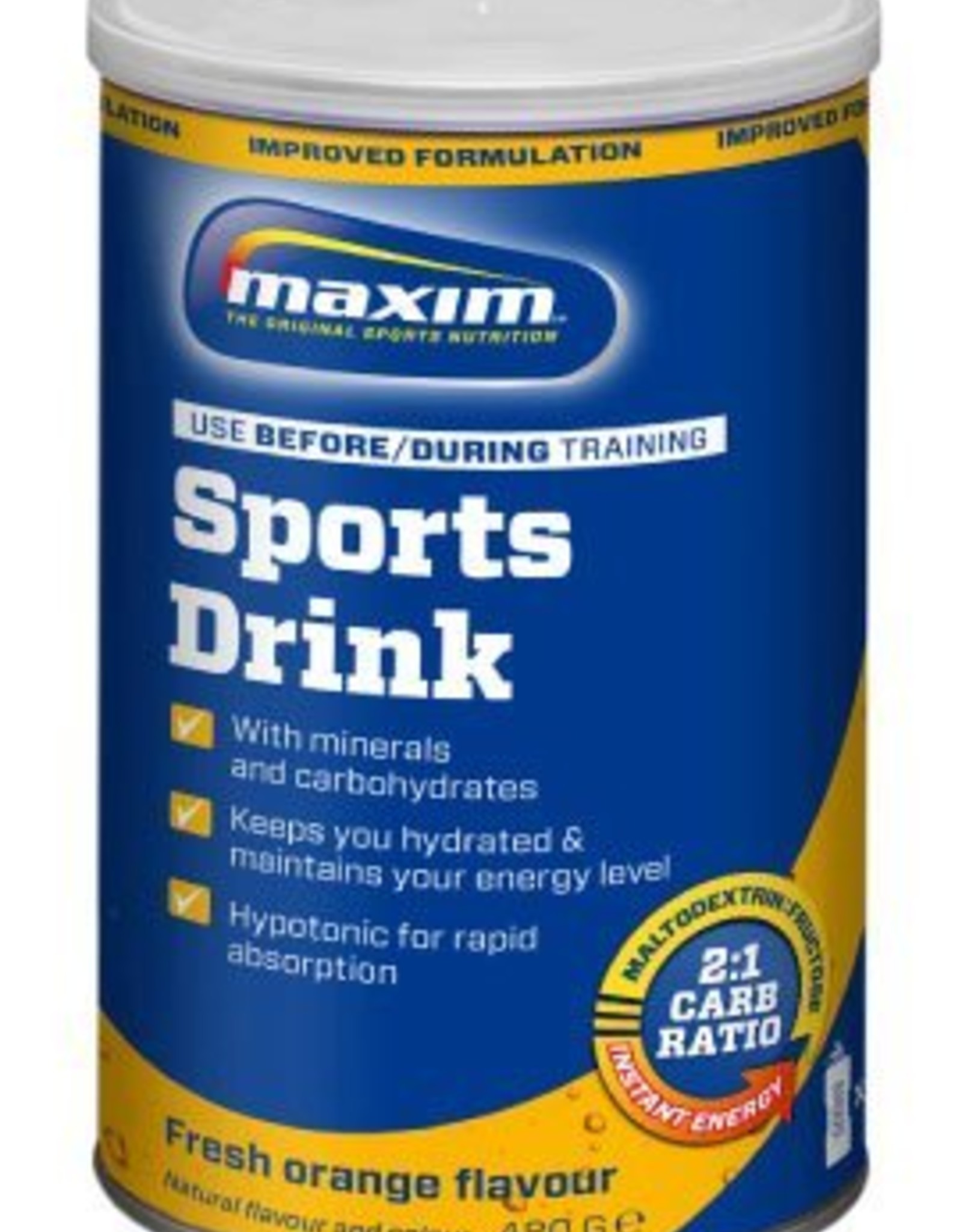 Maxim Maxim Hypotonic sportdrank (480gr)