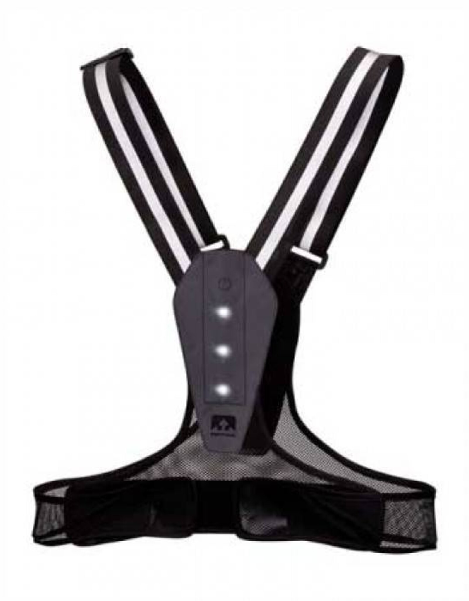 Nathan Nathan LightFit Blacklight Reflectie hardloopvest Zwart