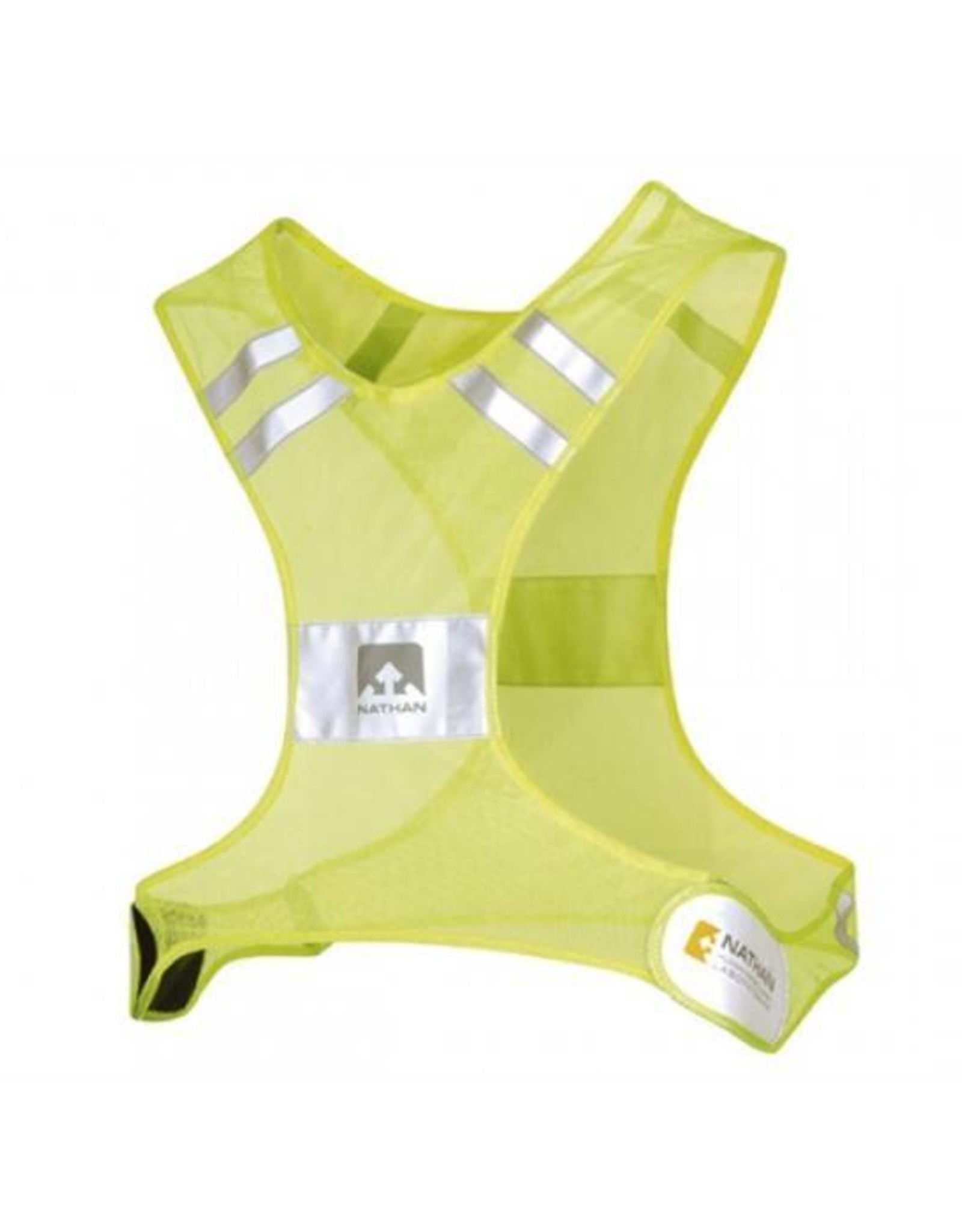 Nathan Nathan Streak hardloopvest Hi-Viz Geel