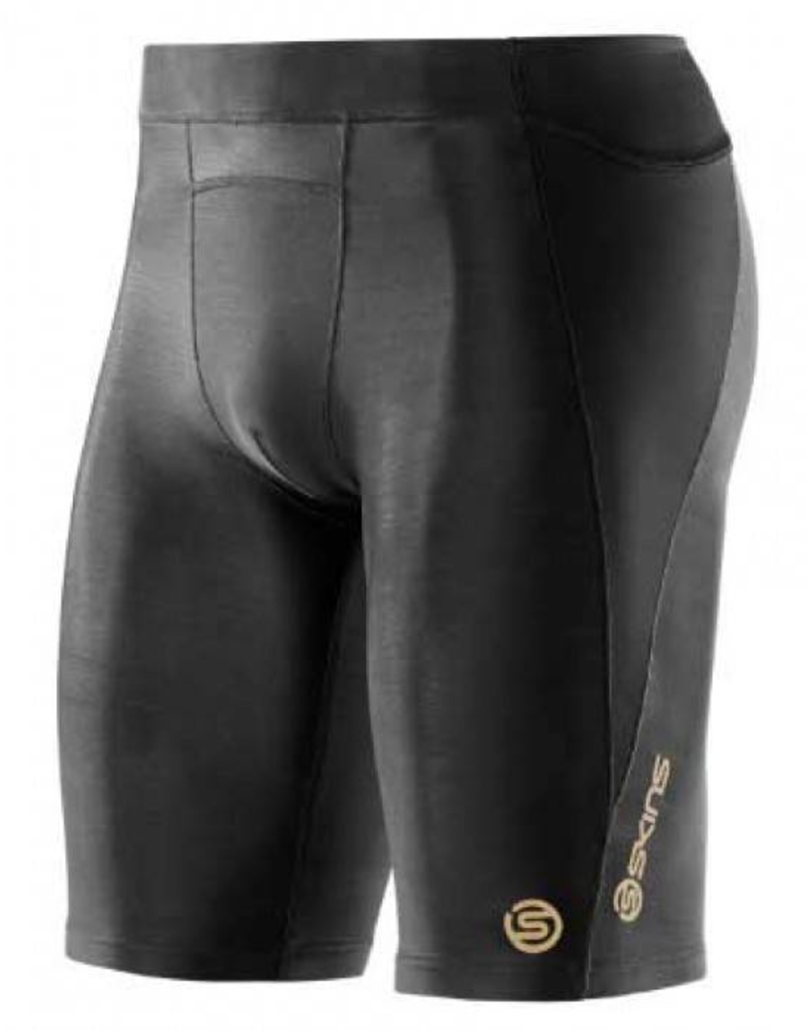 Skins Skins A400 Half Tight's Compressieshort Zwart/Geel