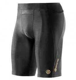 Skins Skins A400 Half Tight's Compressieshort Zwart/Geel