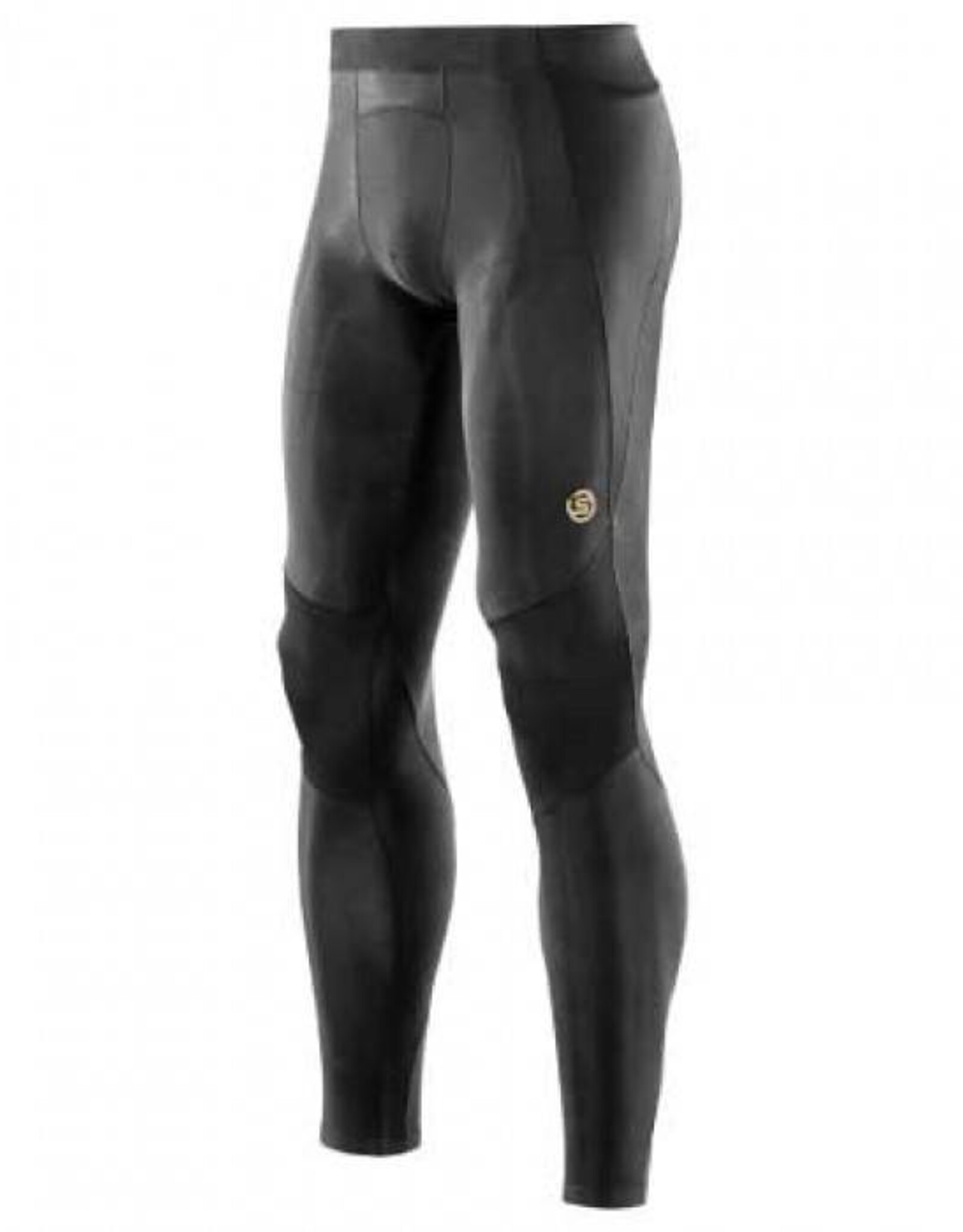 Skins Skins A400 Men Long Tight's Compressiebroek Zwart/Geel