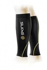 Skins Skins Essentials Calf Tights MX Compressietubes Zwart/Geel