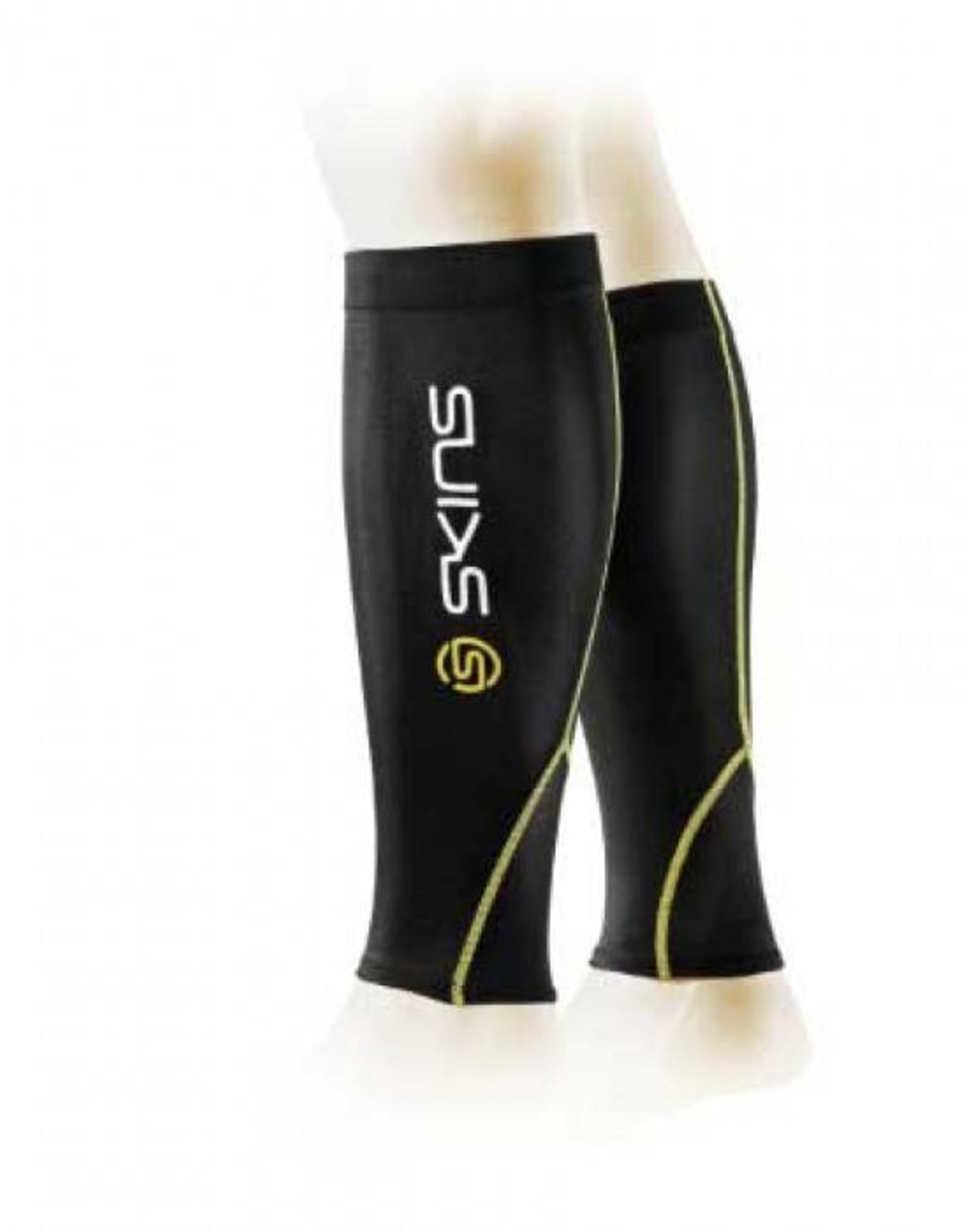 Skins Skins Essentials Calf Tights MX Compressietubes Zwart/Geel