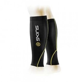 Skins Skins Essentials Calf Tights MX Compressietubes Zwart/Geel