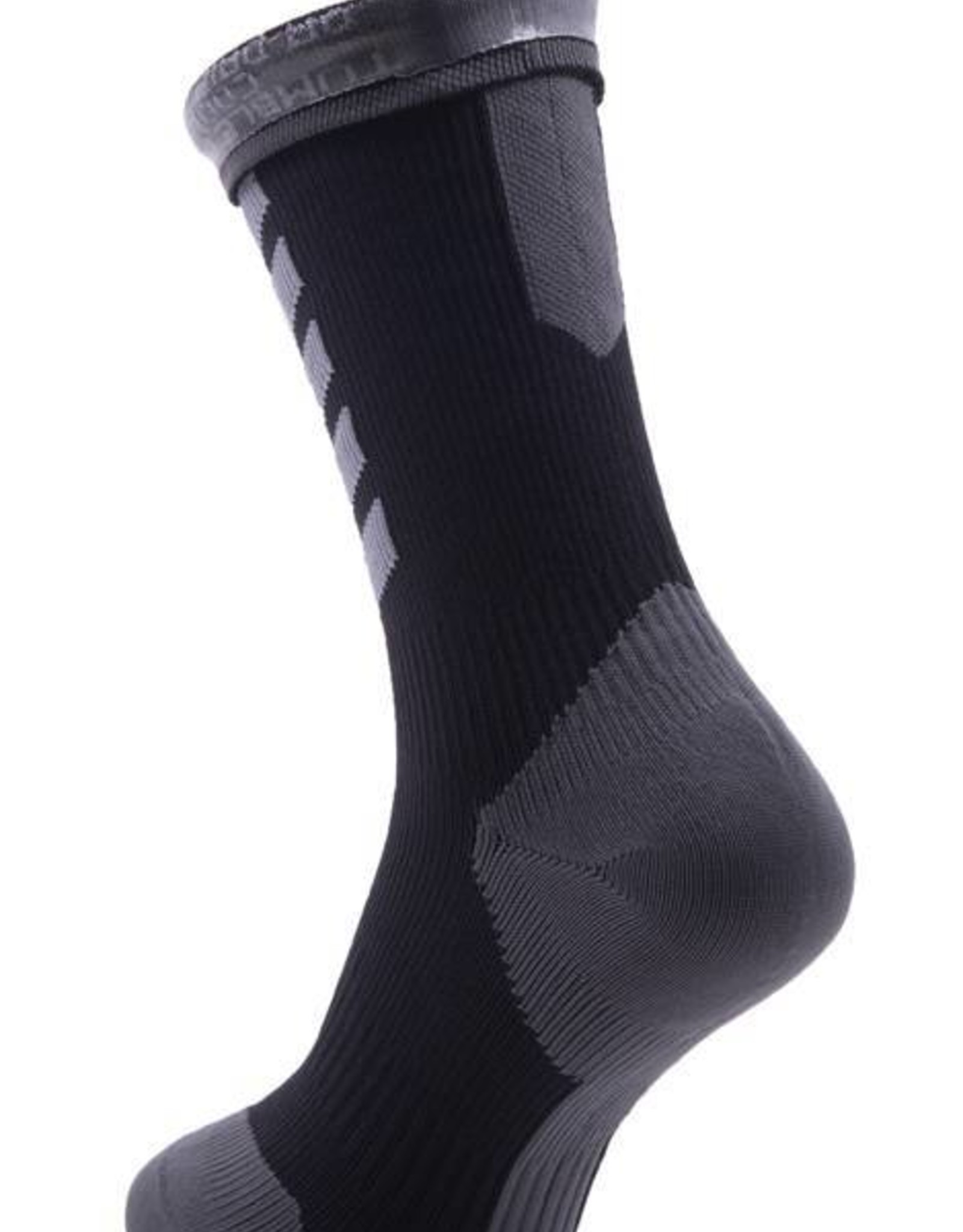 Sealskinz Sealskinz Mid Weight Mid Length Hydrostop sokken Zwart
